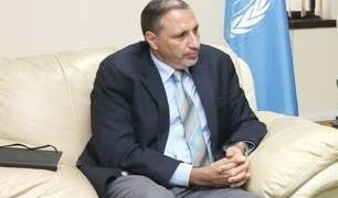 أمين الشرقاوي منسق مكتب الأمم المتحدة والممثل المقيم لبرنامج الأمم المتحدة الإنمائي لدى مملكة البحرين كضيف شرف ومتحدث في المؤتمر