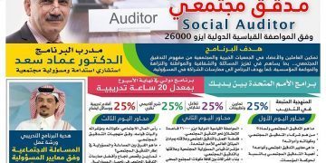 برنامج مدقق مجتمعي وفق المواصفات القياسية الدولية أيزو 26000