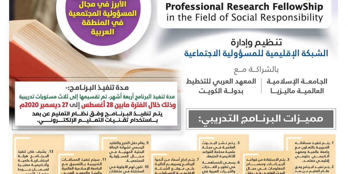 البرنامج التدريبي الدولي الزمالة البحثية المهنية في مجال المسؤولية المجتمعية