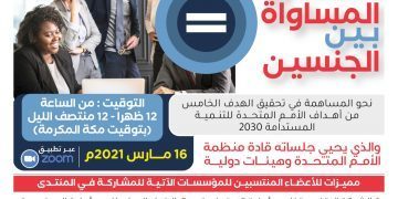 منتدى المساواة بين الجنسين  ( نحو المساهمة في تحقيق الهدف الخامس من أهداف الأمم المتحدة للتنمية المستدامة2030 )