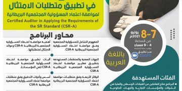 مدقق معتمد في تطبيق متطلبات الامتثال لمواصفة اعتماد المسؤولية المجتمعية البريطانية CSR-A