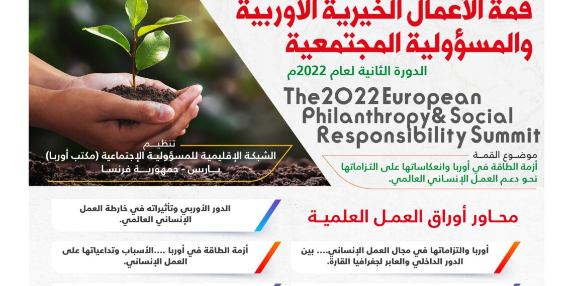 قمة الأعمال الخيرية الاوروبية والمسؤولية المجتمعية – الدورة الثانية لعام 2022م