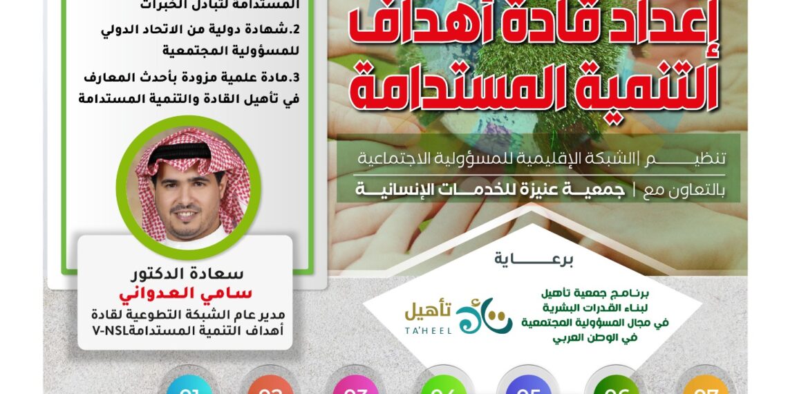 البرنامج التدريبي إعداد قادة أهداف التنمية المستدامة