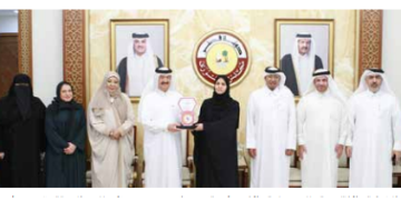 نائبة رئيس مجلس الشورى القطري تستقبل وفد الشبكة الإقليمية للمسؤولية الاجتماعية