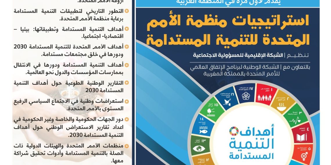البرنامج التدريبي استراتيجيات منظمة الأمم المتحدة للتنمية المستدامة