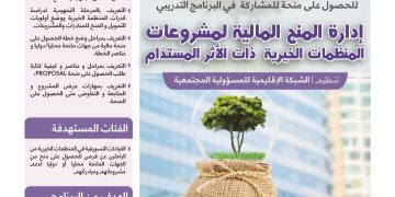 البرنامج التدريبي النوعي إدارة المنح المالية لمشروعات المنظمات الخيرية ذات الأثر المستدام