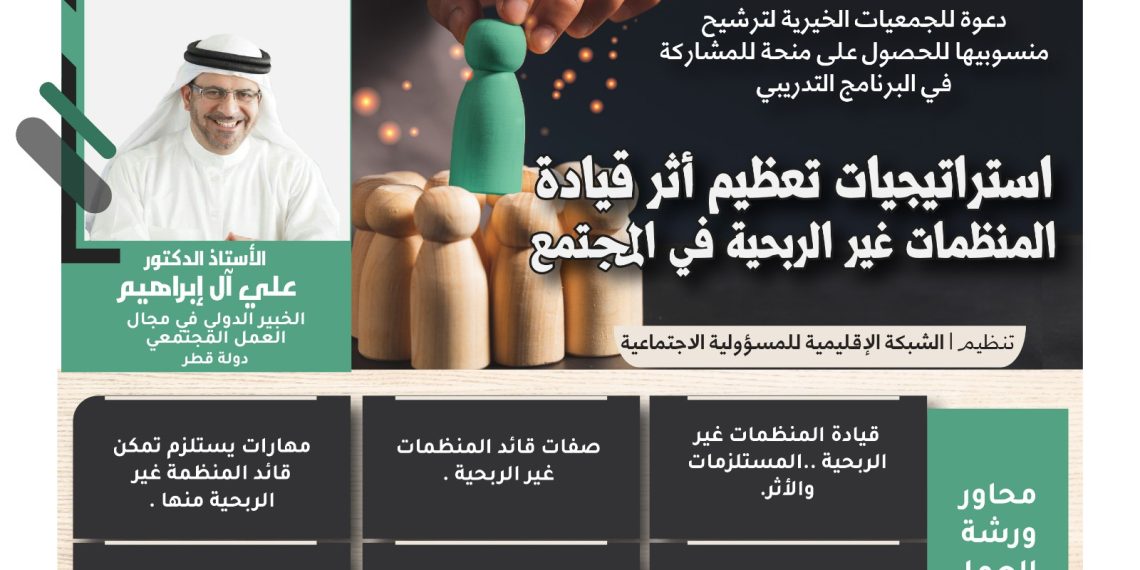 البرنامج التدريبي استراتيجيات تعظيم أثر قيادة المنظمات غير الربحية في المجتمع - السلام