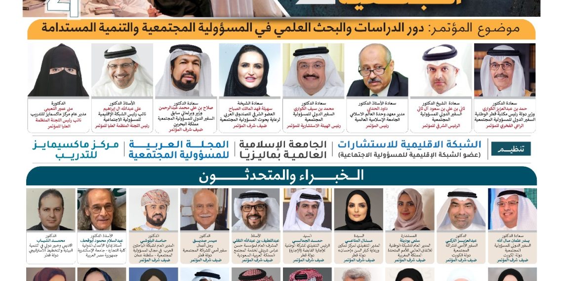 المؤتمر العلمي الدولي الثاني لبحوث المسؤولية المجتمعية 2024م