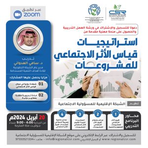 ورشة العمل التدريبية استراتيجيات قياس الأثر الاجتماعي للمشروعات