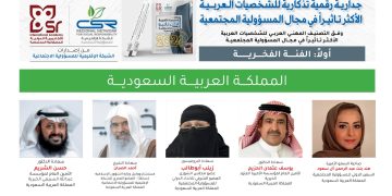 شخصيات سعودية ضمن التصنيف العربي لأكثر الشخصيات العربية تأثيرا في مجال المسؤولية المجتمعية