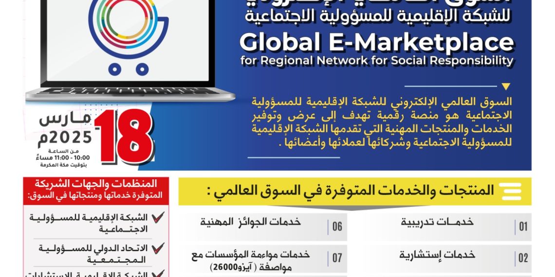 حفل تدشين السوق العالمي الإلكتروني للشبكة الإقليمية للمسؤولية الاجتماعية