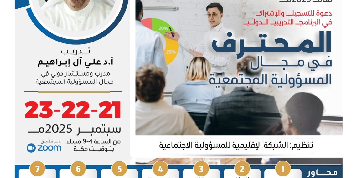 البرنامج التدريبي الدولي  المحترف في مجال المسؤولية المجتمعية