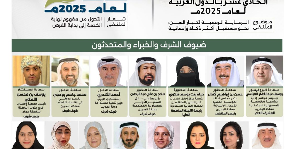 فعاليات   ملتقى وجائزة أفضل الممارسات العاشر في مجال رعاية كبار السن بالدول العربية لعام 2025م