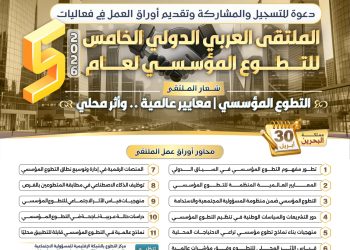 الملتقى العربي الدولي الخامس للتطوع المؤسسي لعام 2026م