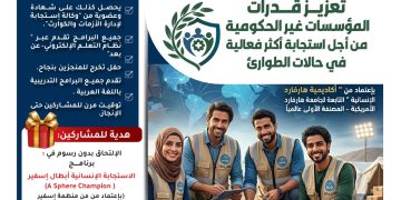 البرنامج التدريبي الدولي تعزيز قدرات المؤسسات غير الحكومية من أجل استجابة أكثر فعالية في حالات الطوارئ